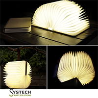 Colorful Rechargeable LED Book Lamp