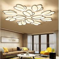 Rose Shape LED Ceiling Light with Remote Control for Home Living Room