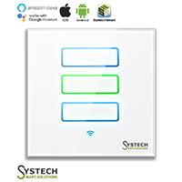 SB 3 Gang Smart WiFi Light Switch