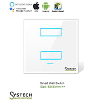 SC 2 Gang Smart WiFi Light Switch ZigBee Alliance