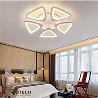 Simple LED Bedroom Ceiling Chandelier Light