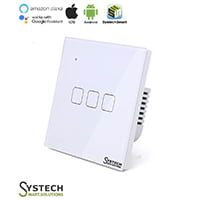 Smart Wifi 3 Gang 1 Way Switch