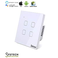 Smart Wifi 4 Gang 1 Way Switch