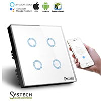 Smart Wifi 4Gang Light Switch