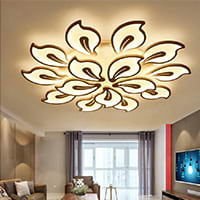 3 Color Changing LED Ceiling Light with Remote Control for Home Living Room