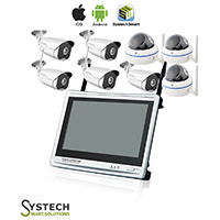 12 inch wireless high definition NVR Wifi Camera System